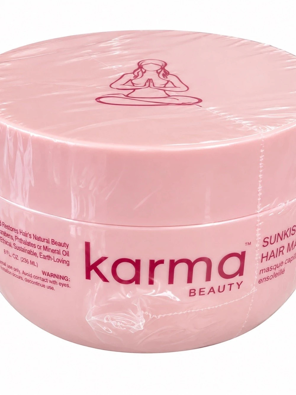 🔥BRAND NEW Karma Beauty Sunkissed Smoothie Hair Mask Pink NWT